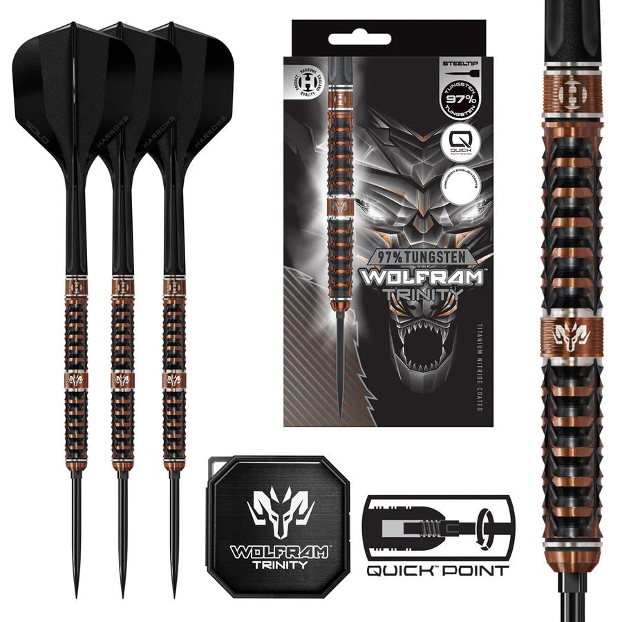 Wolfram Trinity QP Darts | Harrows