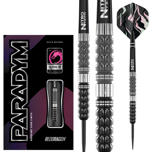 Paradym Parallel Steel Tip Darts | Red Dragon