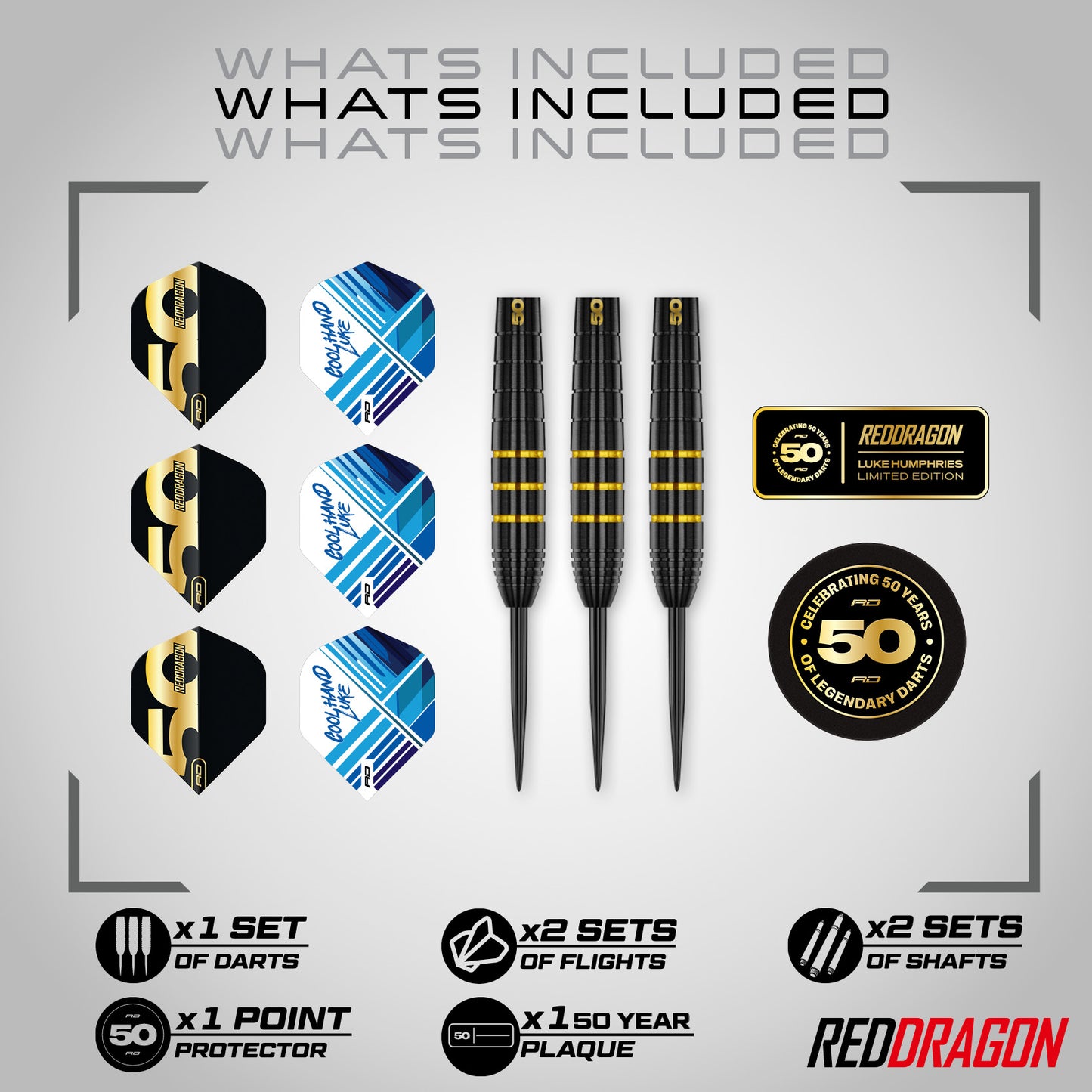 Luke Humphries - 50 Years Player Edition | Red Dragon