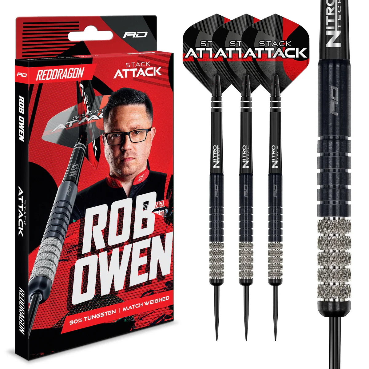 Rob Owen Steel Tip Darts | Red Dragon