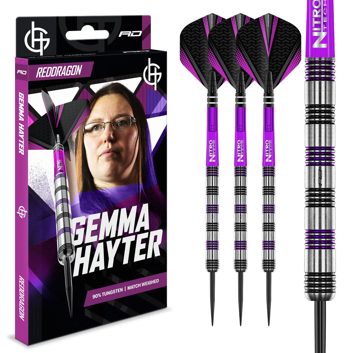 Gemma Hayter Steel Tip Darts | Red Dragon