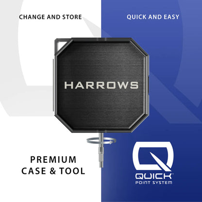 Harrows Premium Quick Point Tool/Case | Harrows