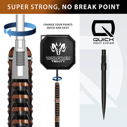 Wolfram Trinity QP Darts | Harrows