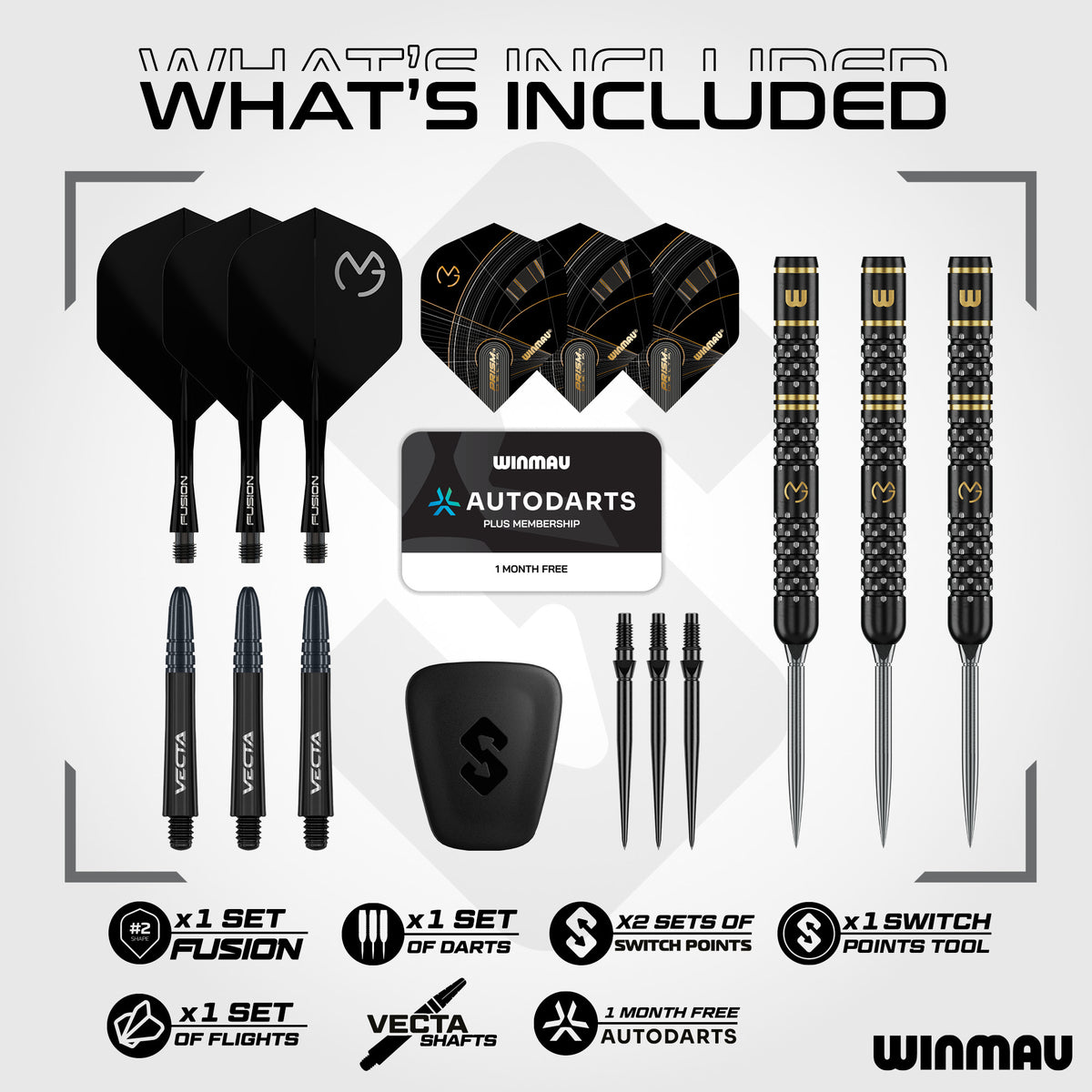 Michael Van Gerwen W-Max Switch Point Darts | Winmau