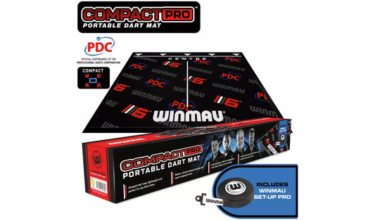 Compact Pro Portable Dart Mat | WInmau
