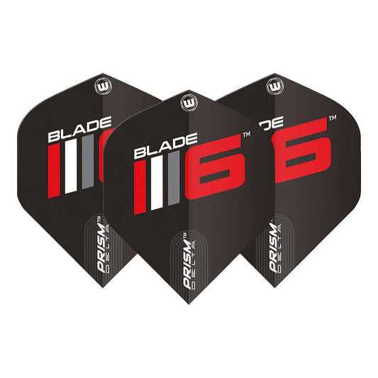 Blade 6 Black Prism Delta Standard Flights | Winmau