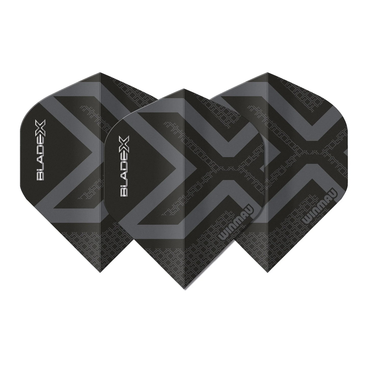 Blade X Prism Delta Metallic Black Standard Flights | Winmau