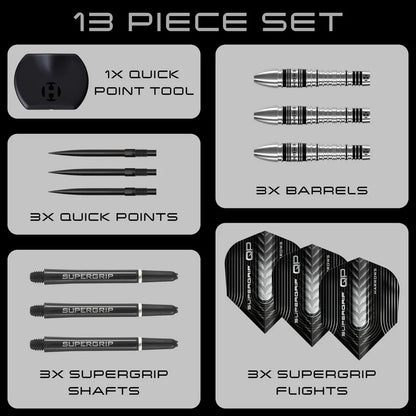 Supergrip Bomb QP Darts | Harrows