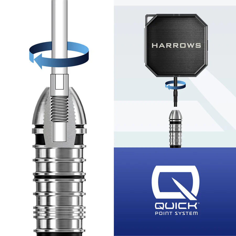 Harrows Premium Quick Point Tool/Case | Harrows