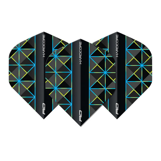Dragon fly 95 Hardcore Premium Standard Dart Flights | Red Dragon