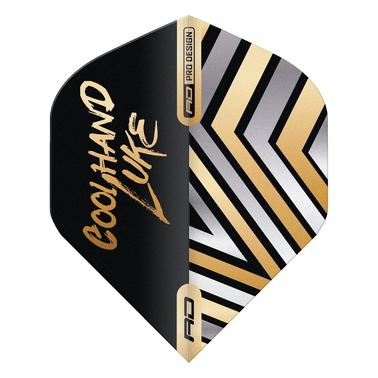 Luke Humphries Gold Hardcore No.1 Premium Standard Dart Flights | Red Dragon