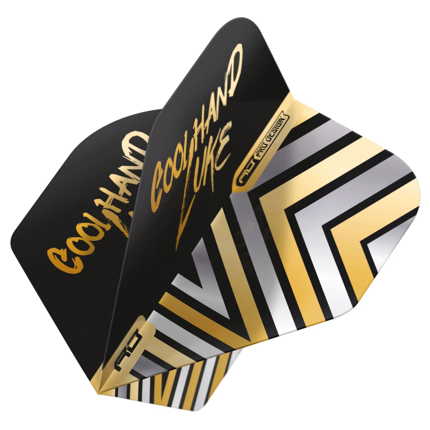 Luke Humphries Gold Hardcore No.1 Premium Standard Dart Flights | Red Dragon