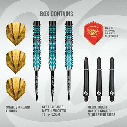 Alchemy Volta 90% Tungsten Steel Tip Darts | Shot