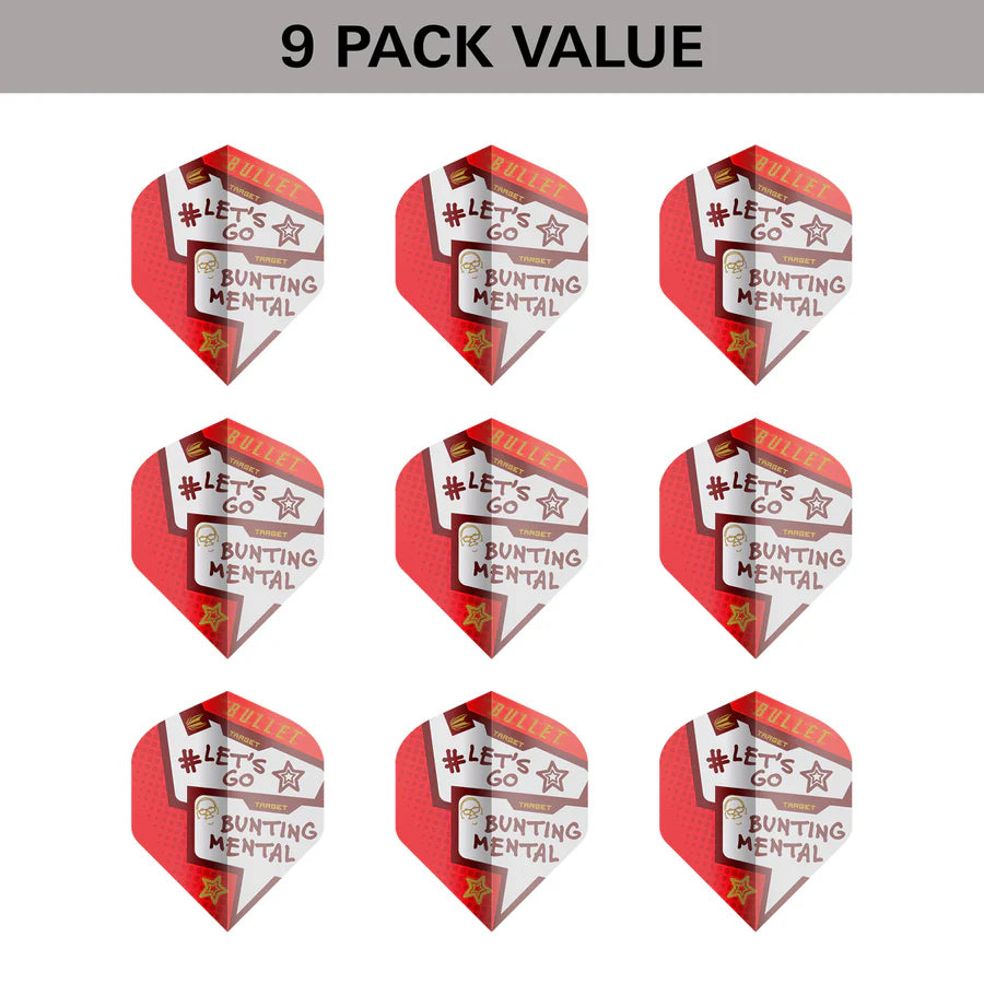 Stephen Bunting 'Bunting Mental' Pro Ultra No2 Flights - 3 Sets | Target