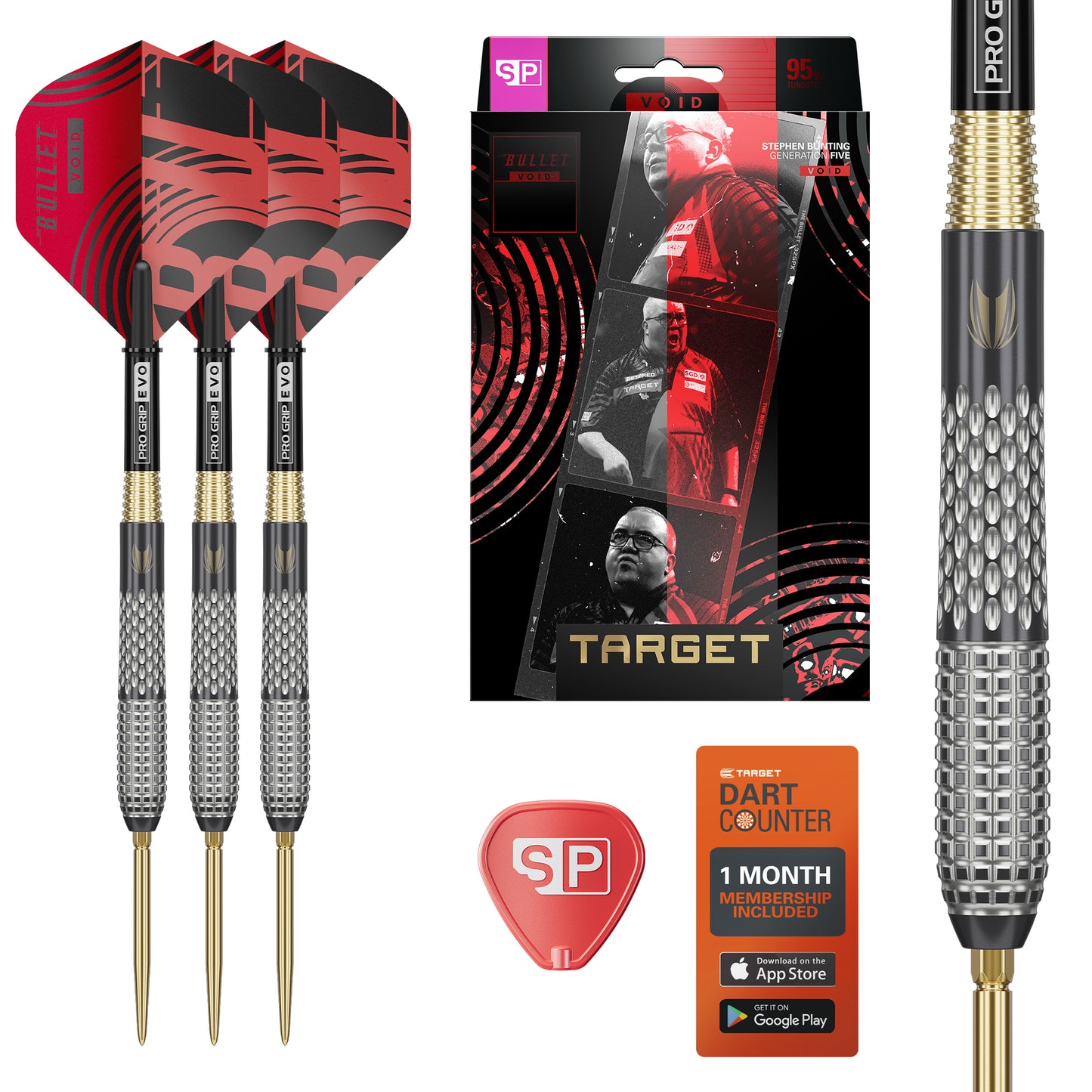 Stephen Bunting G5 Void Steel Tip Darts | Target