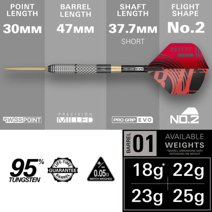 Stephen Bunting G5 Void Steel Tip Darts | Target
