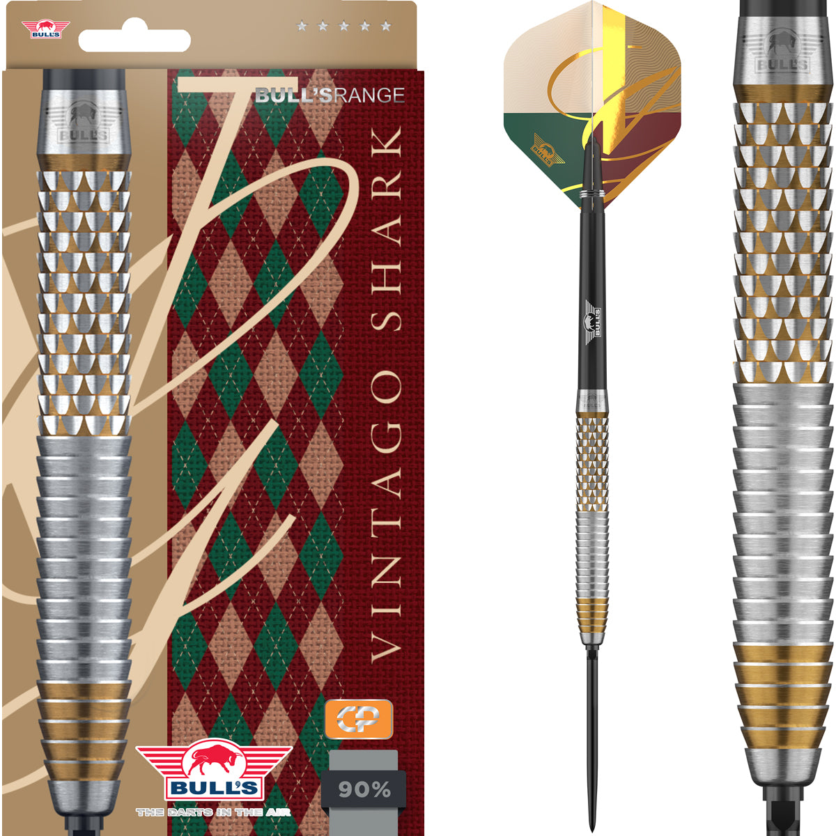 Vintago Shark Convertible Point Steel Tip Darts | Bulls NL