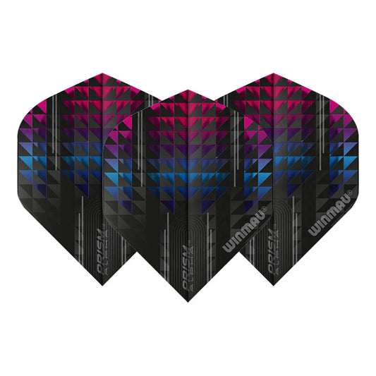 Prism Alpha Pink & Blue Standard Flights | Winmau