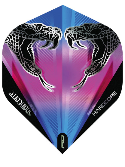 Peter Wright Snakebite Hardcore Standard Dart Flights | Red Dragon