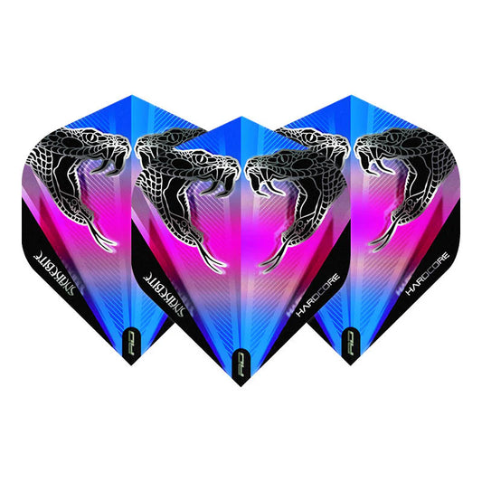 Peter Wright Snakebite Hardcore Standard Dart Flights | Red Dragon