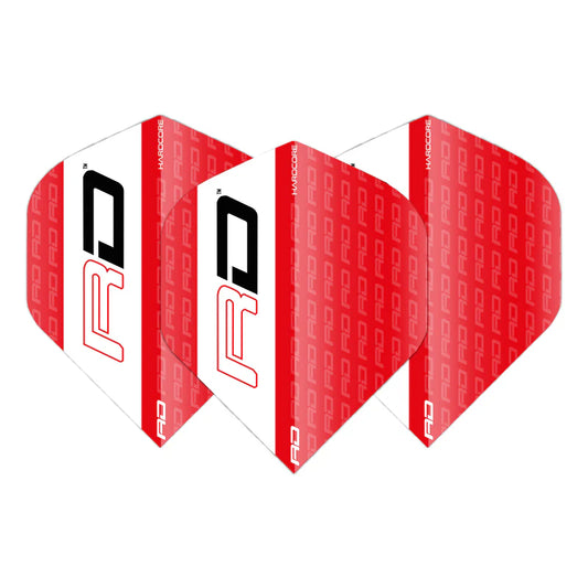 Red & White Hardcore Standard Flights | Red Dragon