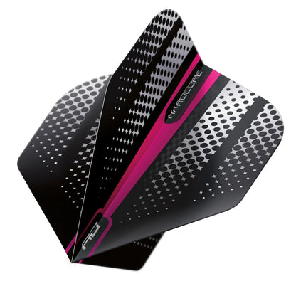 Hardcore Radical Pink Flash Dart Flights | Red Dragon