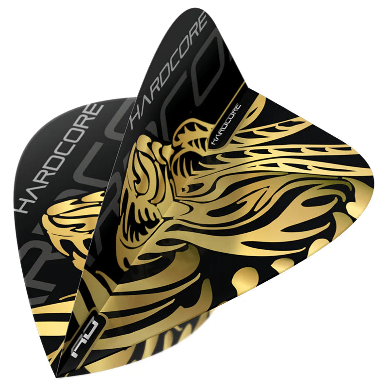 Jonny Clayton Gold Dragon Hardcore Kite Dart Flights | Red Dragon
