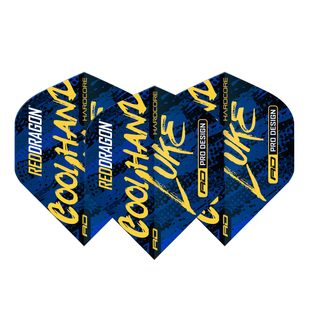 Luke Humphries Signature Blue Hardcore Flights | Red Dragon