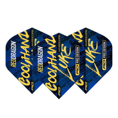 Luke Humphries Signature Blue Hardcore Flights | Red Dragon