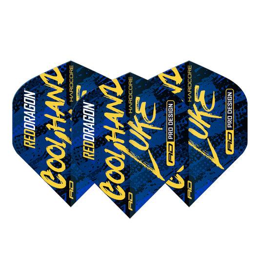 Luke Humphries Signature Blue Hardcore Flights | Red Dragon