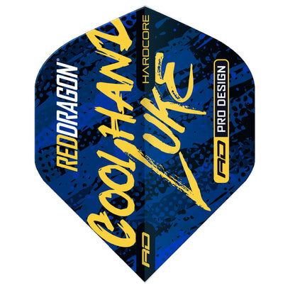 Luke Humphries Signature Blue Hardcore Flights | Red Dragon