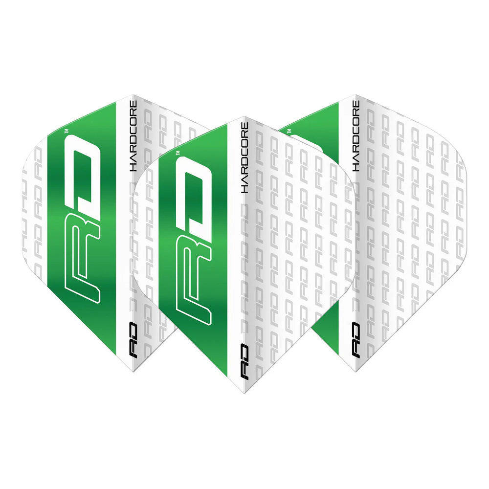 Logo White & Green Hardcore Flights | Red Dragon