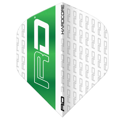 Logo White & Green Hardcore Flights | Red Dragon