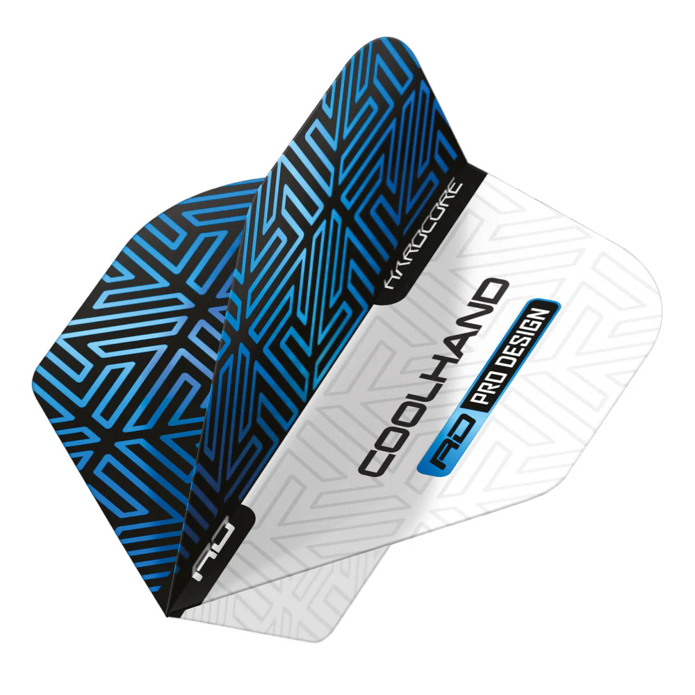 Luke Humphries Blue and White Hardcore Premium Standard Flights | Red Dragon