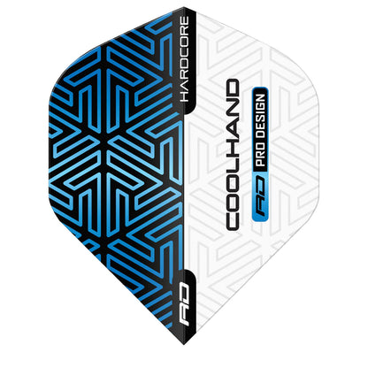 Luke Humphries Blue and White Hardcore Premium Standard Flights | Red Dragon