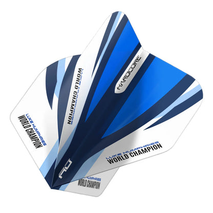 Luke Humphries Blue & White Hardcore Standard Flights | Red Dragon