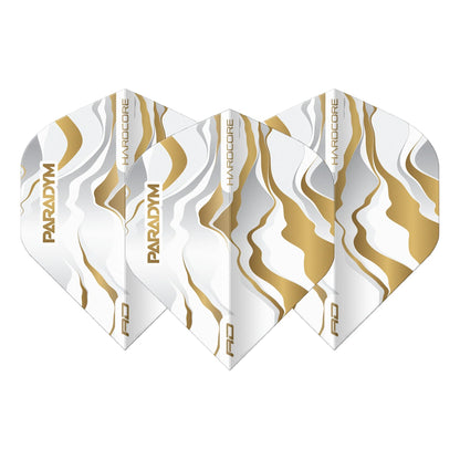 Paradym Gold Hardcore Premium Standard Dart Flights | Red Dragon
