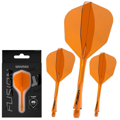 Fusion Integrated Flight & Shaft Orange | Winmau