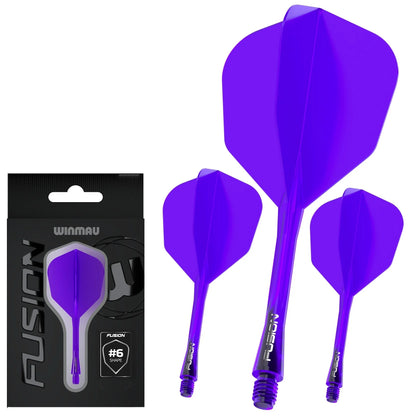 Fusion Integrated Flight & Shaft Purple | Winmau