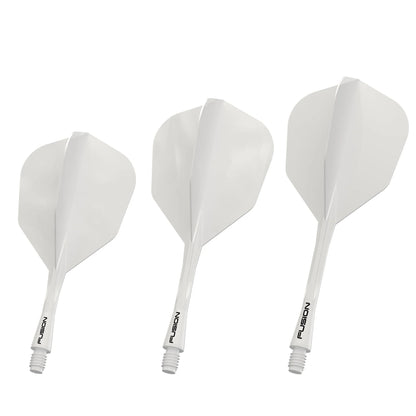 Fusion Integrated Flight & Shaft White | Winmau