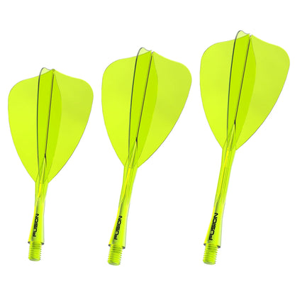 Fusion Arrow Integrated Flight & Shaft - Yellow | Winmau