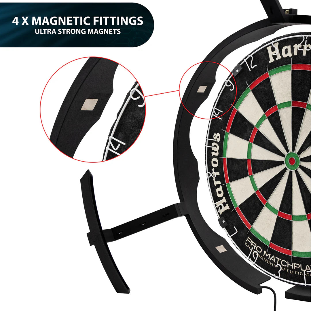 Golau Dartfwrdd Trilight | Harrows