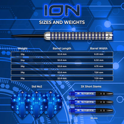 ION Steel Tip Darts | Mission