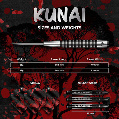 Kunai Steel Tip Darts | Mission
