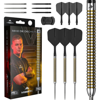 Mike De Decker V2 R2.5 Steel Tip Darts | Mission