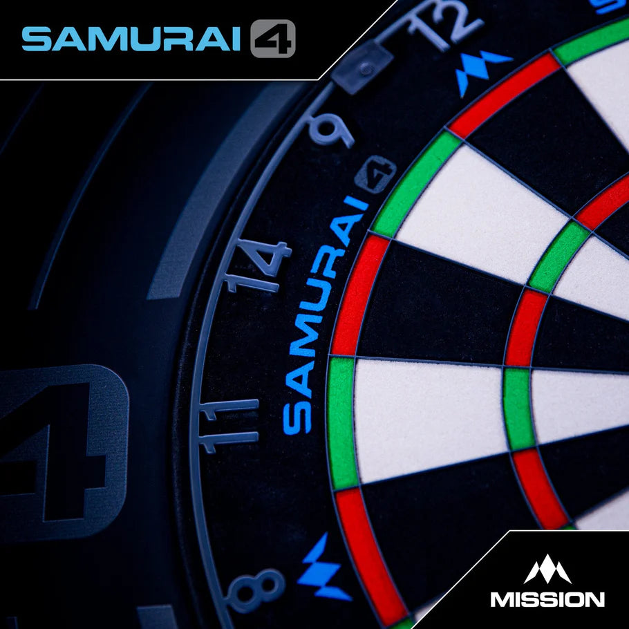 Samurai 4 Dartboard - Profession Graphite Grey Edition | Mission