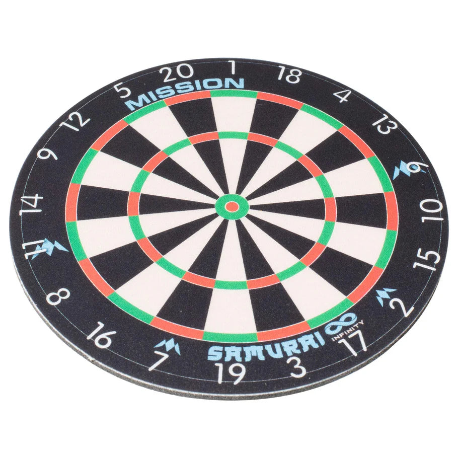 Samurai Infinity Dartboard Design Coasters - 2 Pack | Mission