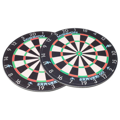 Samurai Infinity Dartboard Design Coasters - 2 Pack | Mission
