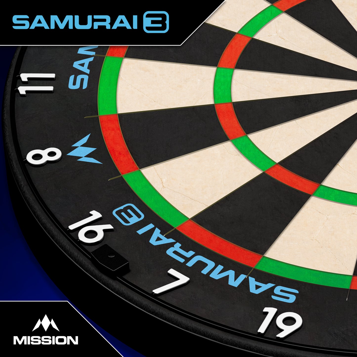 Samurai 3 Dartboard | Mission
