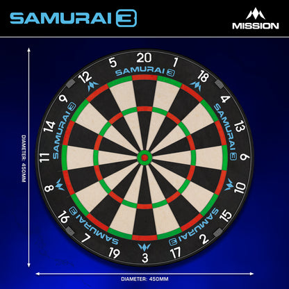 Samurai 3 Dartboard | Mission